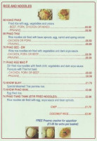 Wacky's North Bay menu