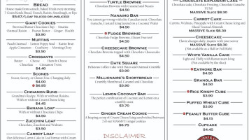 The Lazy Loaf & Kettle Cardápio