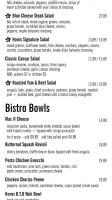 Alpenhorn Bistro & Bar menu