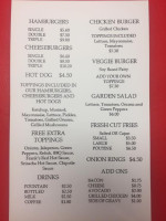 Outlaws Burgers And Fries menu