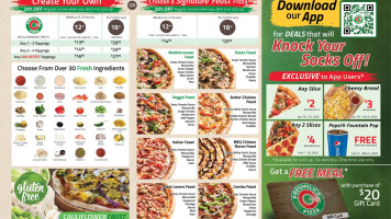 Freshslice Pizza menu
