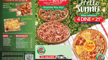 Freshslice Pizza menu