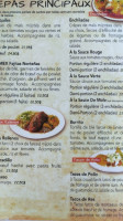 La Guadalupe Mexicaine menu