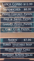 Harbour Grounds menu