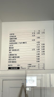 Smalls Coffee menu