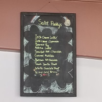 The Green Apple Cafe menu