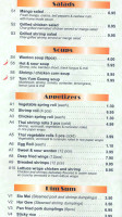 Taste of Asia Restaurant menu