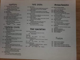 Siam Thai menu
