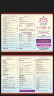 Lotus Fine Indian Cuisine menu