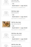 Pho 5 Star Vietnamese Cuisine menu