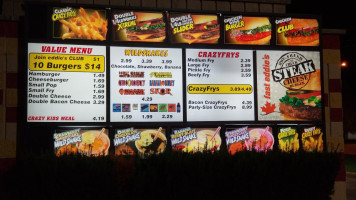Fast Eddie's menu