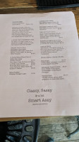 The Small Axe Road House menu