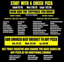 Big Daddy's Pizza & Bbq menu