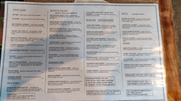 Barley Station Brew Pub menu