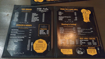 Golden Boot Cafe menu