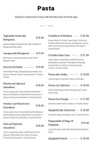 Golden Boot Cafe menu