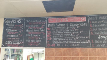 The Mission Eatery menu