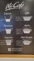 Mcdonald's menu