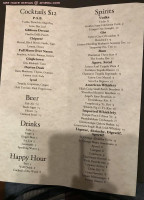 Aaron's Pizza menu