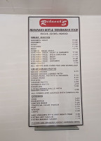 Rehanah's Roti Trinidadian Food menu