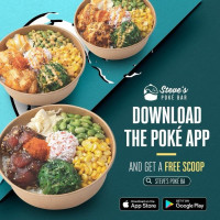 Steve's Poké Bar food