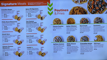 Prairie Donair Swift Current menu