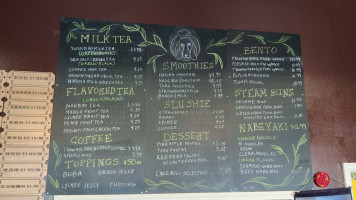 The Social Blend menu