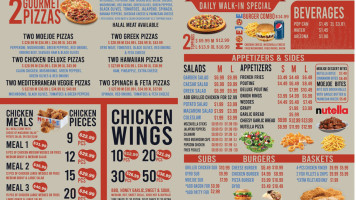 Pizza Plus Two menu