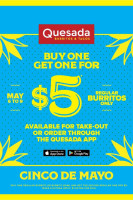 Quesada Burritos Tacos menu