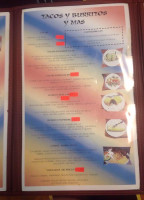 Cheshire Cheese Inn menu