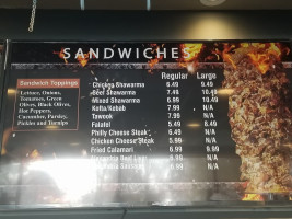Taza Xpress menu