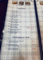 Pho T&T Vietnamese Restaurant menu
