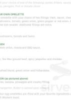 Humpty's Family Restaurant menu