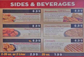 Papa John's menu