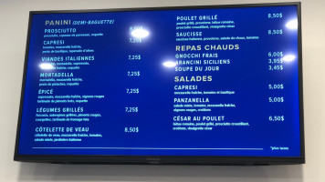 Nonnina menu