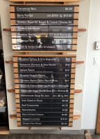 Bluebird Cafe menu