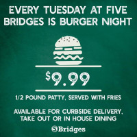 Five Bridges Bar & Grill menu