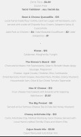Five Roads Brewing Co. menu