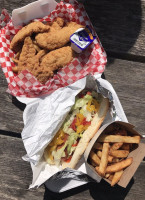 Texas Burger & Donut Shop food
