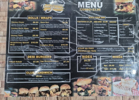 Burgerlicious menu