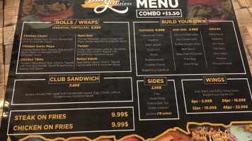 Burgerlicious menu