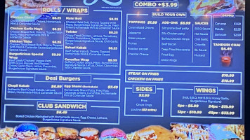Burgerlicious menu