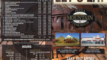 Mountain Pizza Steak House Carta