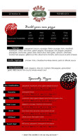 Jim's Pizza & Pasta menu