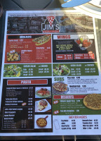 Jim's Pizza & Pasta menu