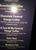 Brewhouse at Whistler menu