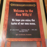 West Street Willy's Cardápio
