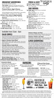 Symposium Cafe Restaurant & Lounge menu