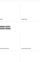 Kfc menu