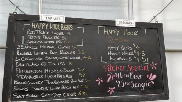 The Locavore Grill menu